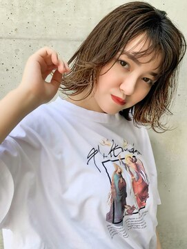 テイルウインド(Tailwind) グラデーションウルフミディ★酸性デジタルパーマ