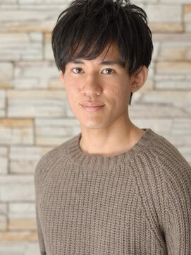 クォーターリゾート(QUARTER RESORT) さわやかスタイル　コンマヘア　かき上げ　MEN’S　HAIR