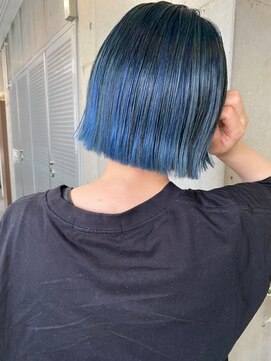 ガルボ ヘアー(garbo hair) #グリーン #ブルー#ガルボ #@garbohair_rina  #ターコイズ #恐竜