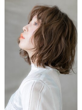 カバーヘア ブリス 上尾西口店(COVER HAIR bliss) □フェザーバングくせ毛風ボブレイヤー205-3★上尾20代30代40代!