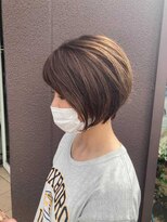 バルス(BLS)&nbsp;小顔効果ショートボブ【藤枝/髪質改善/デザインカラー】