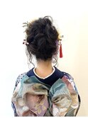 成人式 卒業式 振袖 袴 ヘアセット/アレンジ/ゆるふわ/西新井