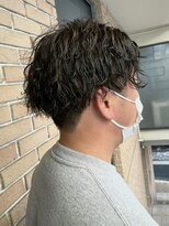 クオル 立川(QOL)&nbsp;無造作パーマ波巻きスパイラルパーマセンターパート波巻きパーマ