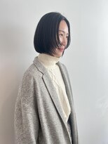 トップヘアーヒルズ 安城(TOP HAIR HILLS)&nbsp;普通のボブに飽きた方にお勧め♪/アッシュブラック