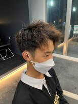 バース バイ ハピネス(BIRTH by happiness)&nbsp;さわやか刈り上げツイストスパイラルアッシュブラウンヘアカラー