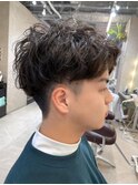 ツイストスパイラルパーマ 波巻きパーマ