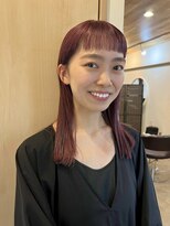 ニードバイスケール(NEED by SCALE)&nbsp;ブドウ色にオン眉♪