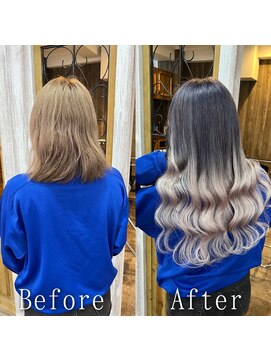 ARビューティー ギンザ(AR Beauty Ginza) シルキーグレージュ#シールエクステ#デザインカラー#韓国#銀座