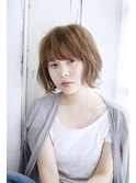 髪質改善前髪インナーグレージュピンクベージュマチルダボブ/048