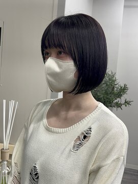 コード 四条河原町駅店(CHORD) ぶつっとボブ　ショート　京都　河原町　三条　髪質改善