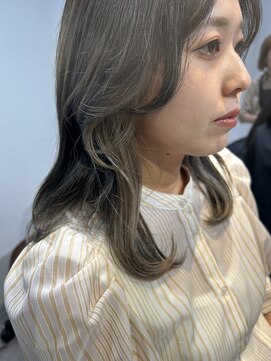 シーン 池袋(scene.) scene.【池袋西口1b出口徒歩3分】silver beige earring color