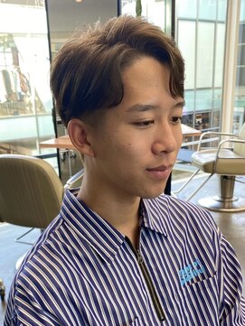 ディフィーノ 青山(DIFINO) 【DIFINO 青山】メンズ/ウェーブショート/アッシュブラウン