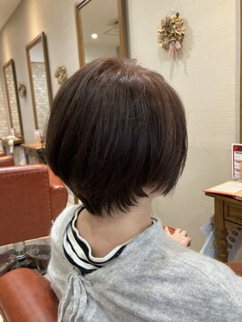 ヘアー クラージュ(hair courage) 艶々マロンブラウンカラー