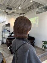 ロカ 表参道(loka)&nbsp;切りっぱなしボブ/ブリーチ[表参道/ハイライト/インナーカラー]