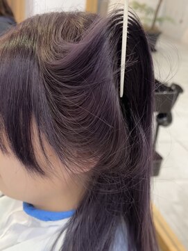 メゾンアクア 表参道(Maison ACQUA) ☆ブリーチダブルカラー ラベンダーグレージュ レイヤー