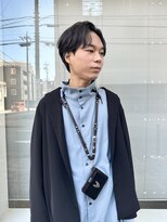 ヘアー アイス カンナ(HAIR ICI Canna)&nbsp;30代大人男性マッシュ×センターパートニュアンスパーマ韓国