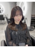 【韓国風】20代、30代◎薄め前髪内巻きくびれレイヤー