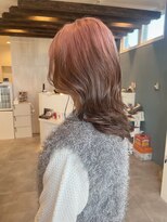 プラス ファースト ヘア(Plus 1st)&nbsp;アポロカラー×ピンクルーツカラー×ケアブリーチ