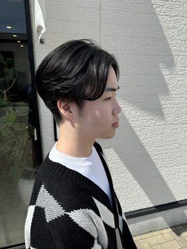 アーチ(ARCH) 『メンズ韓国風』センターパートマッシュ