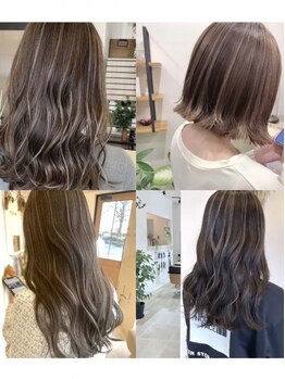 ノド(nodo.)の写真/ナチュラル、コントラスト、白髪ぼかし、ハイライト幅広く対応！他店では少ないハイライトリタッチも対応◎