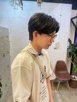 エムヘアー  下北沢(em hair) センターパート/ダウンパーマ