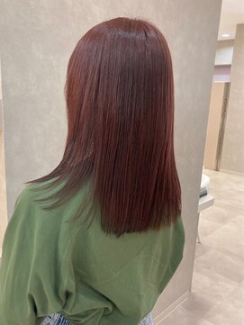 ヴィサージュアクト(VISAGE a.c.t) ブリーチなしピンクブラウンカラー