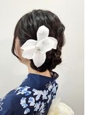 浴衣ヘアシニヨン