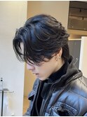 フェザーショート センターパート