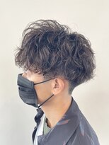 フラグス(FLAGS)&nbsp;メンズカット×スパイラルパーマ×ツーブロ×マッシュ