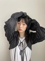 エイチ(811)&nbsp;ハーフアップシースルーマッシュハイライト40代50代姫カット