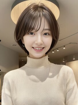 アルトル 池袋2nd(altru) ◇大人可愛い20代30代40代50代前下がりショートボブ丸みショート