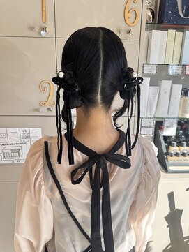 クレーチェ(CRECE) 《畑中結衣》ヘアセット/カチモリツイン/タイトアレンジ