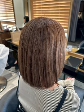 ヘアリゾート粋 トゥジュ 池袋東口店(tujuh) 艶髪/ミディアム/ボブ/ブラウンベージュ