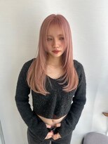 ガリカ 博多駅前(Gallica)&nbsp;バチっと決めたレイヤーカットにハイトーンピンク