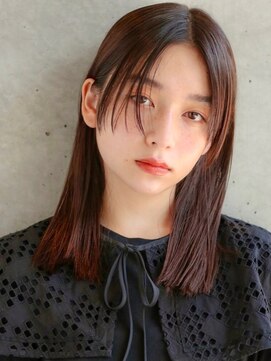 アンドレイ 表参道(andrey) 着物ヘア/ダークアッシュ/ミディアムレイヤーカット/表参道