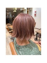 コルテ(Corte)&nbsp;いちごミルクカラー×ミニボブby吉村