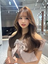 ロール 博多(Role)&nbsp;ベージュカラー/透明感カラー/レイヤーカット/韓国ヘア/顔周り