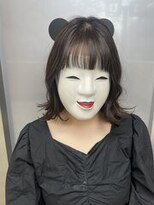 コマ(coma)&nbsp;【coma中野】ダブルカラーグレージュ外ハネミディ