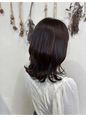 オレンジブラウン×ミディアム