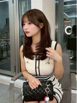 フィル 横浜(fil) イメチェンピンクベージュ前髪