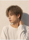 波巻きウェーブハイトーンベージュ