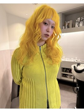 ニコフクオカヘアーメイク(NIKO Fukuoka Hair Make) 色落ちがブロンドになるイエローカラー