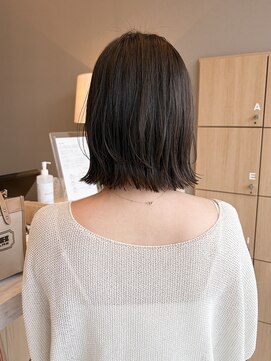 ユウヘアー 千代田橋店(U Hair) ぷつっとラインがかわいい外ハネボブ