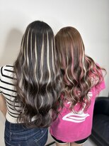 ヘアーデザイン ジェルム(Hair Design germe)&nbsp;ハイライトプルエクステ34本 / YUDU