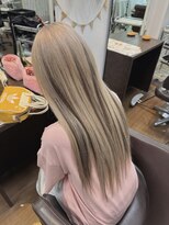 ヘアーデザインルアナ(Hair design Luana.) 【シールエクステ】ミルクティーベージュ ローライト