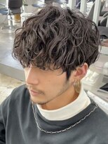 バイフィフス 原宿/表参道(by fifth)&nbsp;原宿波巻きスパイラルパーマラウンドマッシュツーブロックfifth