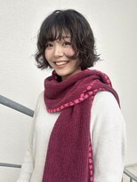 ユニオン(Union) シルエットの可愛いボブパーマ