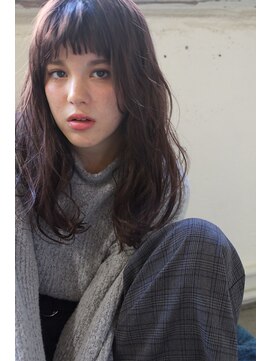 グリーン 渋谷(green) lavender gray × 重めlong