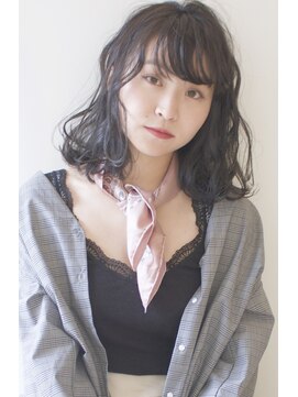 テーラ(tela) 【tela】ダークブルージュ・ウェーブセミディ