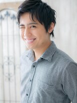 モッズヘア メン 上尾東口店(mod's hair men) ≪mod's men≫ワイルドアップバング★黒髪ショートC